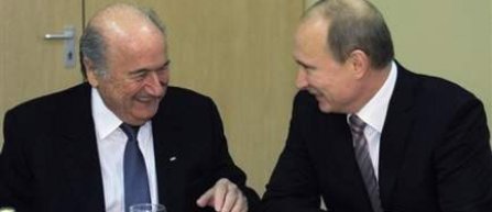 Putin lauda eforturilor rusilor in fata lui Platini si Blatter